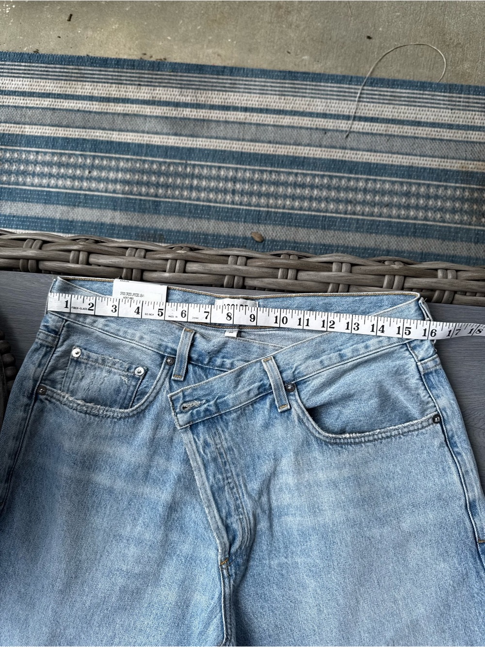 Agolde Criss Cross Upsized Jean - NWT - Picture 7 of 10
